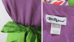 Vintage 80's Tori Richard Bright Hawaiian Floral Maxi Sundress Dress S - Bombshell Bettys Vintage