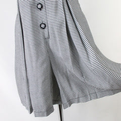 Vintage 90s Rampage Gingham Shorts / Romper • New • S