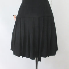 Vintage 90s Black Mini Dress S • New With Tags •