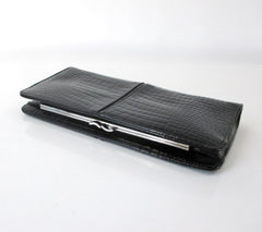 Vintage Morris Moskowitz Alligator Clutch / Chain Strap Handbag