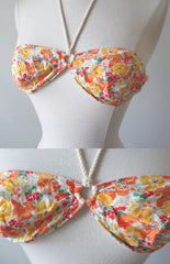 Vintage 50's Original Bikini In Tube Swimsuit Bathing Suit NOS - Bombshell Bettys Vintage