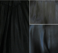 Vintage 40's Artemis Black Satin Sheer Lace Nightgown 34 - Bombshell Bettys Vintage