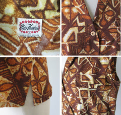 Vintage 50's Miss Hawaii Sleeveless Hawaiian Top Blouse S / M - Bombshell Bettys Vintage