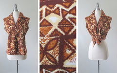 Vintage 50's Miss Hawaii Sleeveless Hawaiian Top Blouse S / M - Bombshell Bettys Vintage