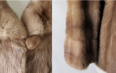 Vintage 50s Autumn Haze EMBA Short Mink Coat L - Bombshell Bettys Vintage