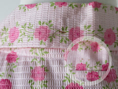 Vintage 50's Pink Roses Full Skirt Day / House Dress New Old Stock M - Bombshell Bettys Vintage