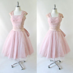 Vintage 50's Pink Tulle & Taffeta Party Dress XS - Bombshell Bettys Vintage