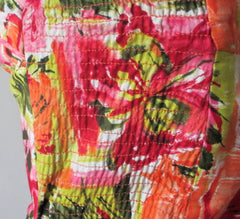 Vintage 60's Floral House Of Hawaii Sarong Dress S - Bombshell Bettys Vintage