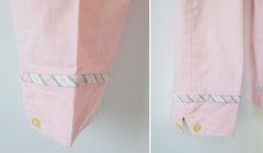 Vintage 60's 50's High Waist Pink Stripe Crop Pants New Old Stock L - Bombshell Bettys Vintage