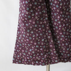 Vintage 70's Calico Cotton Bell Bottom Pants S - Bombshell Bettys Vintage