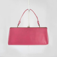 Vintage 60's Glossy Patent Pink Clutch Purse Handbag - Bombshell Bettys Vintage