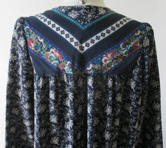 Vintage 70's Hawaiian Kaftan / Caftan Rayon Tunic Dress - Bombshell Bettys Vintage