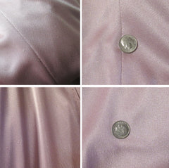 Vintage 70s Joy Stevens Rose Pink Party Dress XS - Bombshell Bettys Vintage