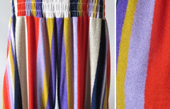 Vintage 70s Striped Terry Cloth Jumpsuit M - Bombshell Bettys Vintage