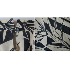 Vintage 70's Bamboo Print Summer Sundress Dress - Bombshell Bettys Vintage