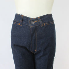 Vintage 80s High Waist Je Temps Denim Blue Jeans S