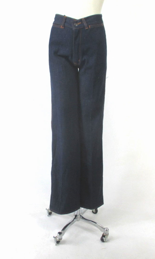 Vintage 80s High Waist Je Temps Denim Blue Jeans S