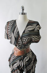 Vintage 80's Avant Garde Tapered Harem Pants Cropped Jumpsuit S - Bombshell Bettys Vintage