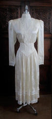 • Vintage 80's Gunne Sax Silk Tea Dress M - Bombshell Bettys Vintage
