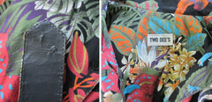 Vintage 80's Jungle Animal Print Full Skirt Day Dress L - Bombshell Bettys Vintage
