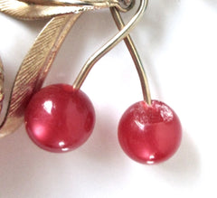 Vintage Napier Moonglow Fruit Salad Charm Braclet - Bombshell Bettys Vintage