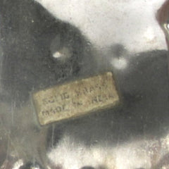 Vintage Silver Leaf Metal Brass Belt M / L