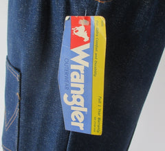 Mens Vintage 70s Wrangler Blue Denim Vest M