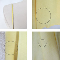 Vintage 50s Sunny Yellow & Lace Lilli Diamond Party Dress XS