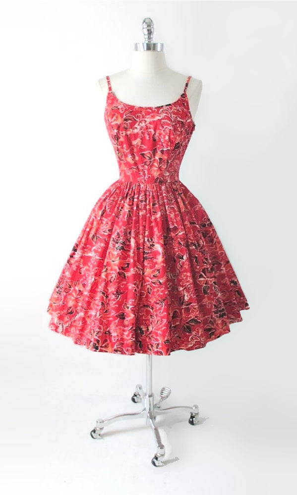 Red hawaiian dress 2025