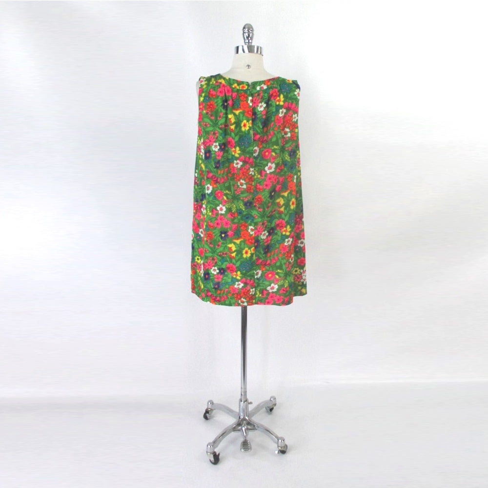 Vintage 60s MOD Floral Trapeze A-Line Mini Dress M Bombshell Bettys Vintage Vintage 60s MOD Floral Trapeze A-Line Mini Dress M Bombshell Bettys Vintage