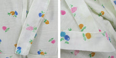 Vintage 70s Fruit Print Mini Dress S Petite