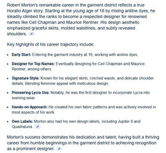 Vintage 50s Robert Morton Floral Sequins Party Dress S