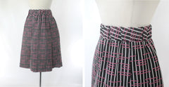 Vintage 60s MOD vest skirt matching set skirt