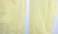 vintage 60s yellow belted shift dress details