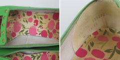 Vintage Green Studded Buckle MOD Flats 7
