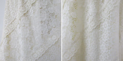 Vintage 70's Antique White Lace Bohemian Maxi Skirt • One size