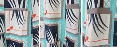 Vintage 70s Geometric Deco Sundress Dress Deadstock S