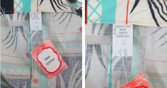 Vintage 70s Geometric Deco Sundress Dress Deadstock S