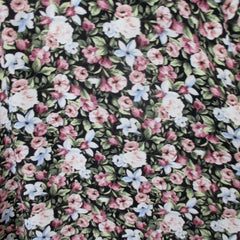 vintage 90s grunge floral tea garden flower CDC large maxi dress  fabric