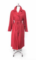 vintage London Fog trench coat red womens gallery