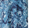 Vintage 50's Blue Hawaiian Fit & Flare Dress XS