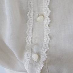 Vintage 70s Soft Tan Dress & Matching Lace Top Set M