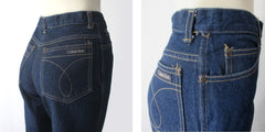 Vintage 80s Calvin Klein Classic High Waist Jeans XS