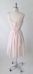 Vintage 50's Pink Full Skirt Night Gown Nighty Dress L - Bombshell Bettys Vintage