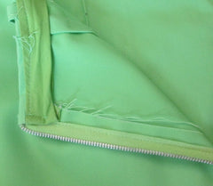 Vintage 60's Lime Green MOD A Line Mini Skirt M - Bombshell Bettys Vintage
