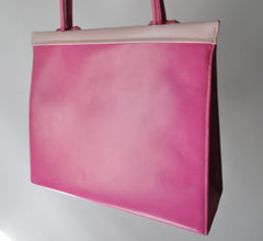 Vintage 60's 2 Tone Pink Handbag Purse - Bombshell Bettys Vintage