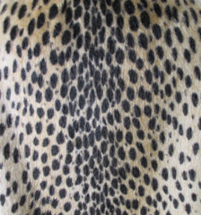 Vintage 60's Faux Fur Leoprd Print Peacoat Pea Jacket M / L - Bombshell Bettys Vintage