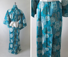 Vintage 50's 60's Hawaiian Alfred Shaheen Japanese Kimono - Bombshell Bettys Vintage