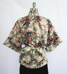 z Vintage 50's Hawaiian Kimono Top Jacket Blouse Jac Of Hawaii - Bombshell Bettys Vintage