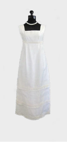 Vintage 60's White MOD Convertible Maxi To Mini Wedding Dress Set XS S